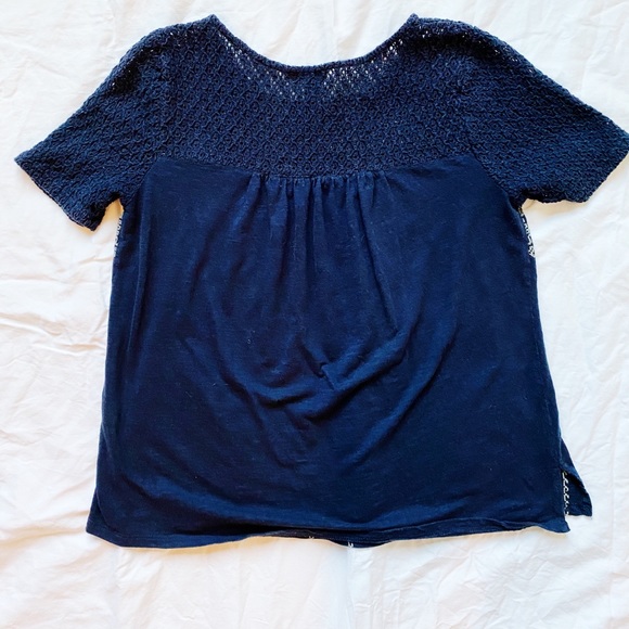 Lucky Brand Women’s Medium Navy Blue Shirt - Picture 6 of 8